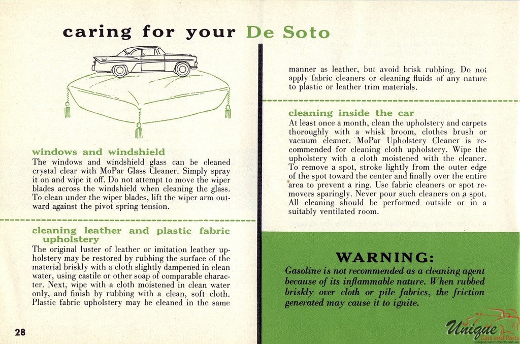 1956 DeSoto Owners Manual Page 15